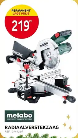 Brico Metabo Radiaalverstekzaag aanbieding