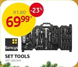 Brico Sencys Set Tools aanbieding