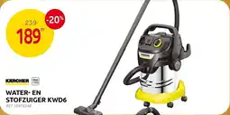 Brico Karcher Water en Stofzuiger KWD6 aanbieding