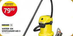 Brico Karcher Water en Stofzuiger WD 3 aanbieding