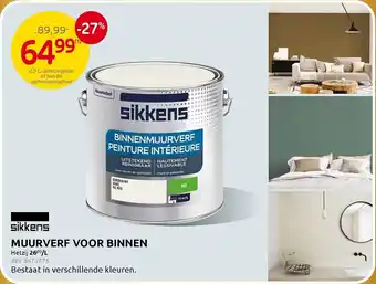 Brico Sikkens Muurverf voor Binnen aanbieding