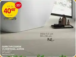 Brico Gerectificeerde vloertegel acron aanbieding