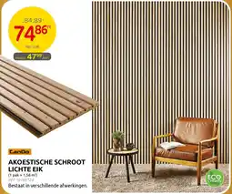 Brico CanDo Akoestische schroot lichte eik aanbieding