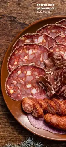 Spar chorizo met pepermantel aanbieding