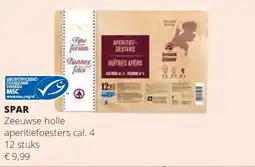 Spar SPAR Zeeuwse holle aperitiefoesters cal. 4 12 stuks aanbieding