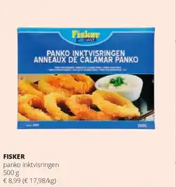 Spar FISKER panko inktvisringen 500 g aanbieding