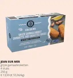 Spar JEAN SUR MER grijze garnaalkroketten 4 stuks 250 g aanbieding