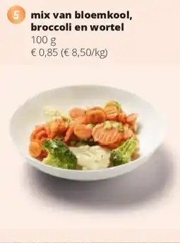 Spar mix van bloemkool, broccoli en wortel aanbieding