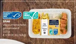 Spar SPAR visgourmetswchotel gemarineerd 325 g aanbieding