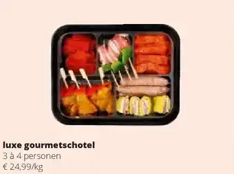 Spar luxe gourmetschotel aanbieding