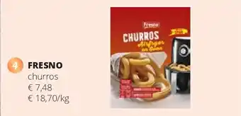 Spar FRESNO churros aanbieding