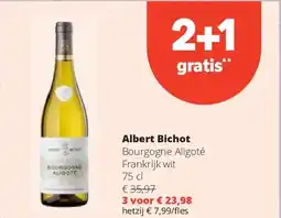 Spar Albert Bichot Bourgogne Aligoté Frankrijk wit 75 cl aanbieding