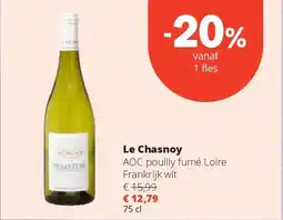 Spar Le Chasnoy AOC pouilly fumé Loire Frankrijk wit aanbieding