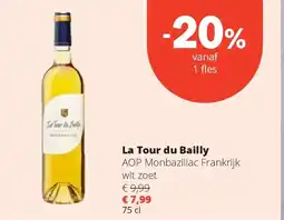 Spar La Tour du Bailly AOP Monbazillac Frankrijk wit zoet aanbieding