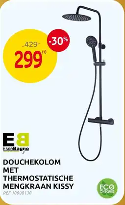 Brico EsseBagno Douchekolom met Thermostatische Mengkraan Kissy aanbieding