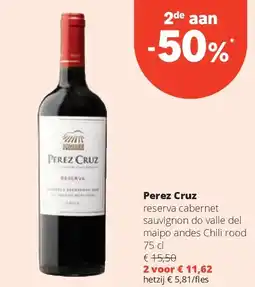 Spar Perez Cruz aanbieding