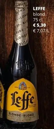 Spar LEFFE blond 75 cl aanbieding