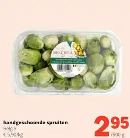 Spar handgeschoonde spruiten aanbieding
