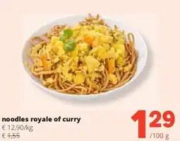 Spar noodles royale of curry aanbieding