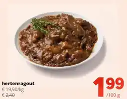 Spar hertenragout aanbieding