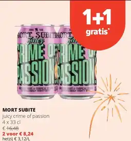 Spar MORT SUBITE aanbieding