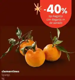 Spar clementines aanbieding