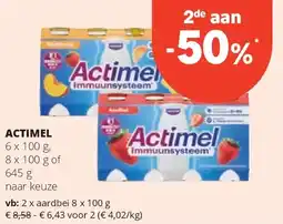 Spar ACTIMEL aanbieding