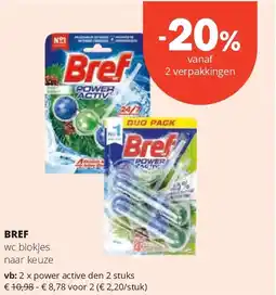 Spar BREF power active den 2 stuks aanbieding