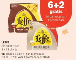 Spar LEFFE blond of bruin aanbieding