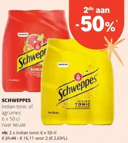 Spar SCHWEPPES aanbieding