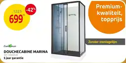 Brico Exellence Douchecabine Marina aanbieding