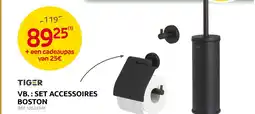 Brico Tiger Set Accessoires Boston aanbieding