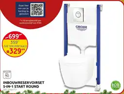 Brico Grohe Inbouwreservoirset 5-in-1 Start Round aanbieding