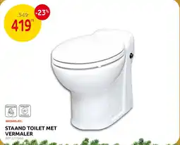 Brico Broyelec staand toilet met vermaler aanbieding