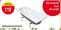 Brico Inbouwbad easybath aanbieding