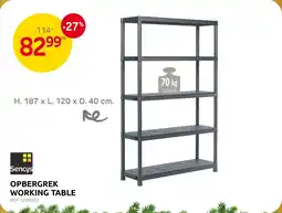 Brico Sencys Opbergrek Working Table aanbieding