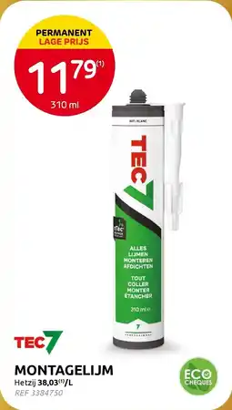 Brico TEC7 Montagelijm aanbieding