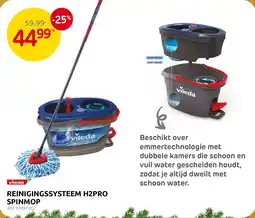 Brico Vileda Reinigingssysteem H2PRO aanbieding