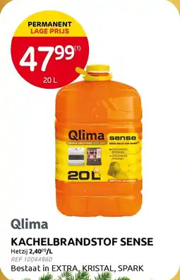 Brico Qlima Kachelbrandstof Sense aanbieding