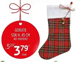 Brico Geruite Sok aanbieding