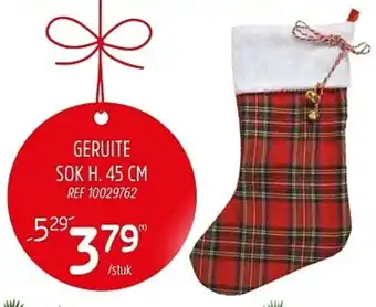 Brico Geruite Sok aanbieding
