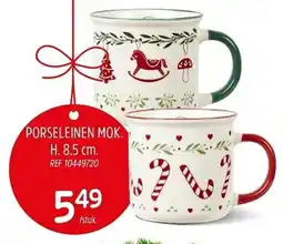 Brico Porseleinen Mok aanbieding