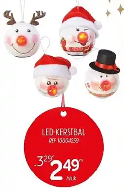 Brico Led Kerstbal aanbieding
