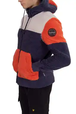 Decathlon Felpa uomo Taralga colorblock in pile aanbieding