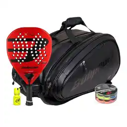 Decathlon Pack Bullpadel Xplo Comfort Paletero Avant Leather 2 Tambor Dry Grip aanbieding