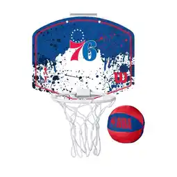 Decathlon Philadelphia 76ers Wilson NBA Mini Basketbalring aanbieding