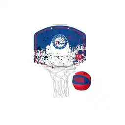 Decathlon Philadelphia 76ers Wilson NBA Mini Basketbalring aanbieding