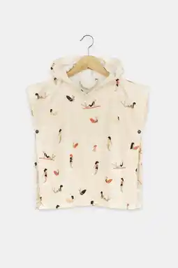 Decathlon Surfponcho voor kinderen met drukknoop (18 maanden - 4 jaar) - Teenie Banana aanbieding