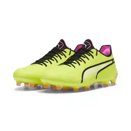 Decathlon KING ULTIMATE FG/AG voetbalschoenen PUMA Electric Lime Black Poison Pink Green aanbieding