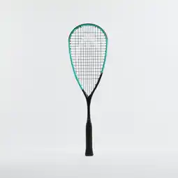 Decathlon Squashracket Extreme Stream 120 zwart/turquoise aanbieding